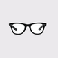 Caddis Porgy Backstage Blue Light Reading Glasses in Glossy Black - Carriage Trade Shop