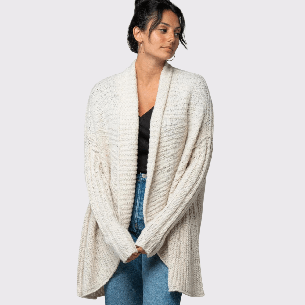 Lovestitch Suki Shawl Collar Cardigan Carriage Trade Shop in the