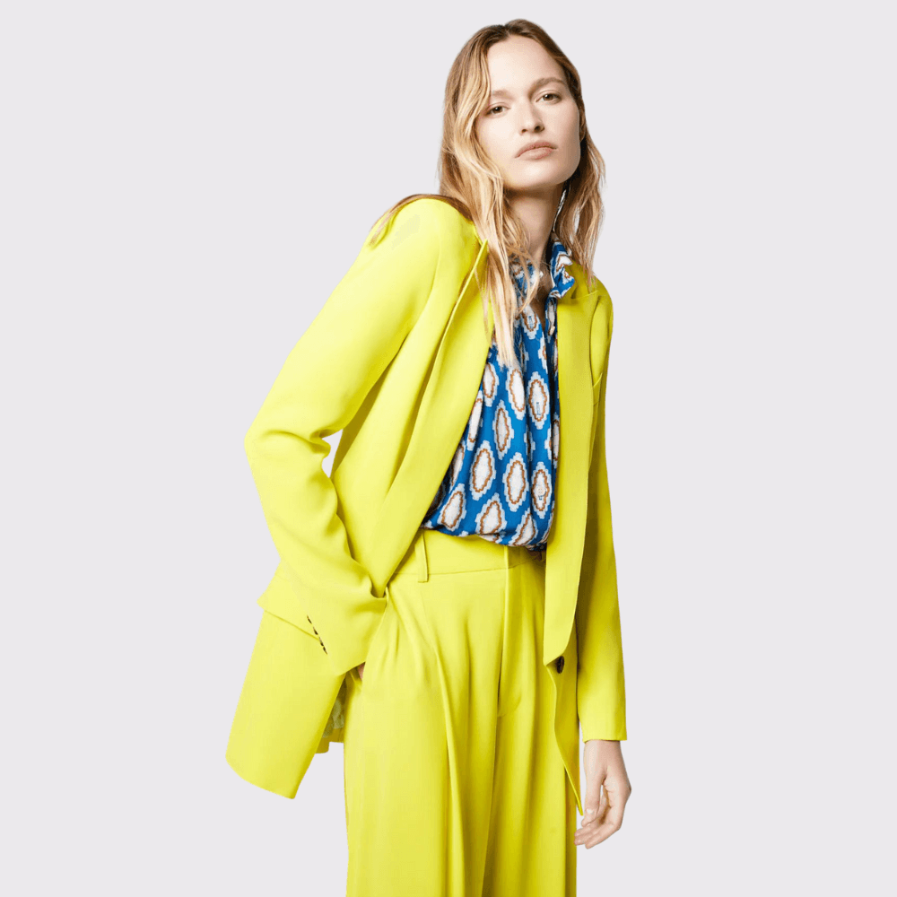 Zara 2025 yellow blazer