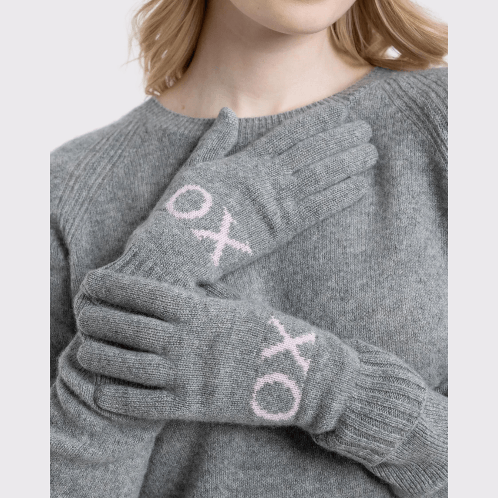 Alashan Cashmere XO Intarsia Glove - Carriage Trade Shop