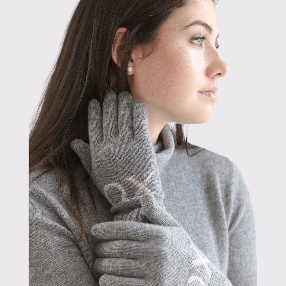 Alashan Cashmere XO Intarsia Glove - Carriage Trade Shop
