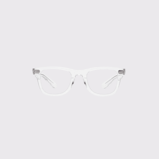 Caddis Porgy Backstage Blue Light Reading Glasses in Clear - Carriage Trade Shop