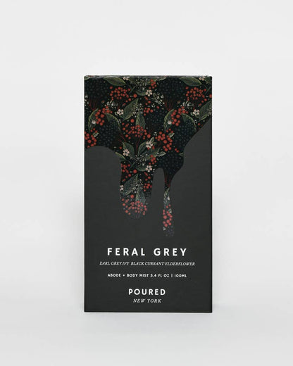 FERAL GREY: 10 OZ Soy Wax Candle