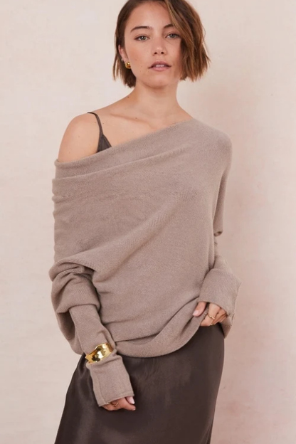 Natalie Asymmetric Sweater