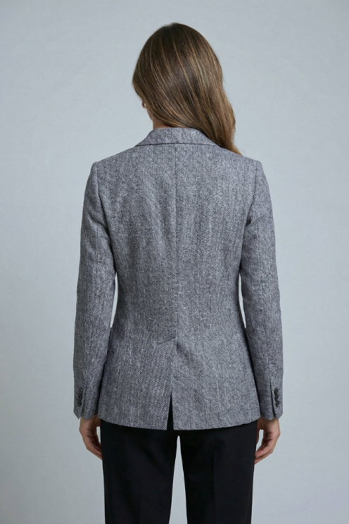 Slim Fit Piquet Blazer
