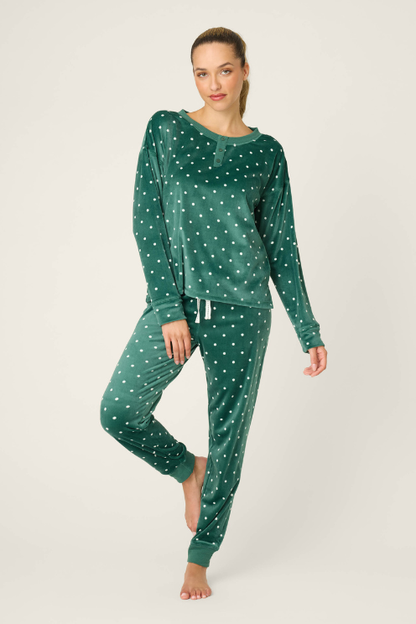 Let's Get Toasty Dot Print Pants Set
