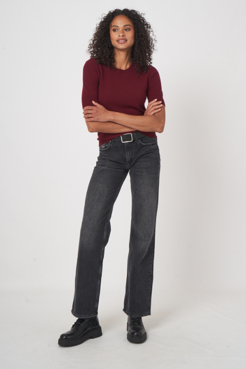 Repeat Short Sleeve Sweater