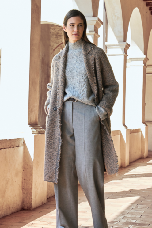 Knitted Reversible Coat