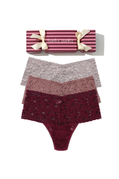 Retro Thong Holiday 3 Pack Cracker