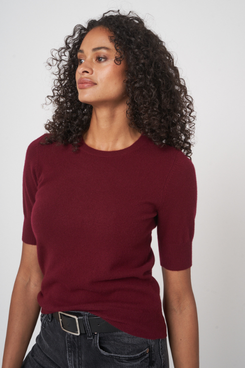 Repeat Short Sleeve Sweater