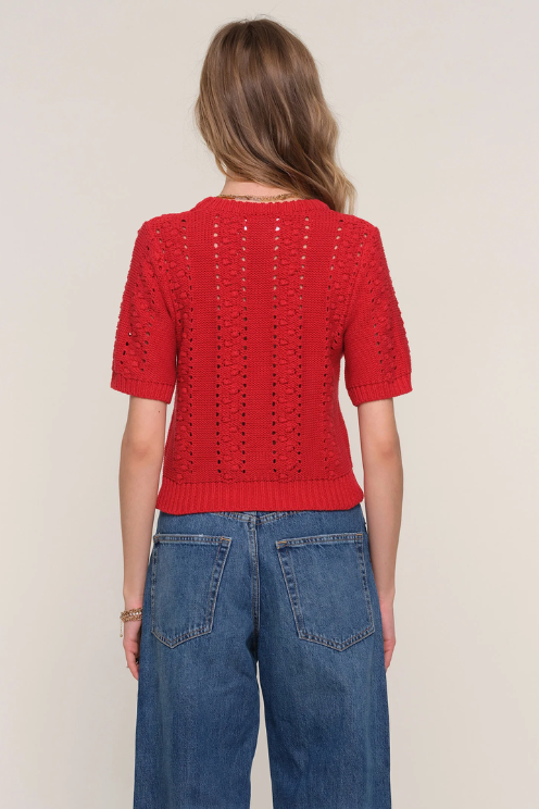 Bobbi Top in Scarlett