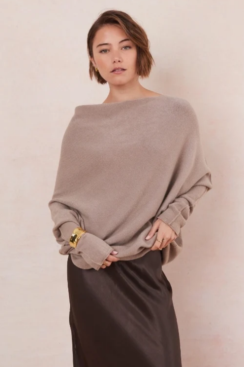 Natalie Asymmetric Sweater