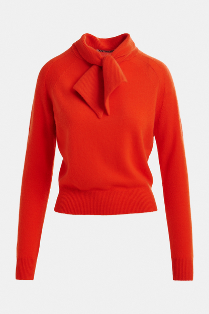 Cashmere Bow Tie Sweater