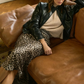 Leopard Pull On Skirt