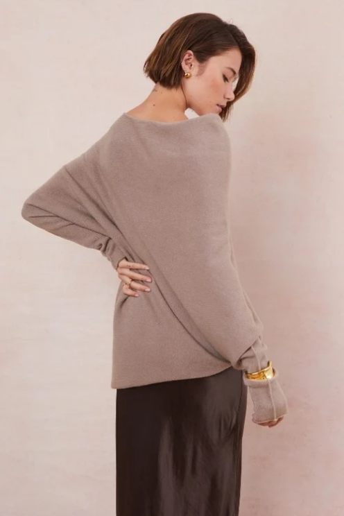 Natalie Asymmetric Sweater