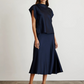 Adrien Navy Blouse