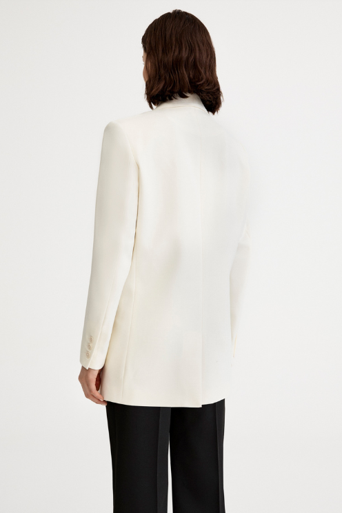 Taped DB Peaked Lapel Blazer