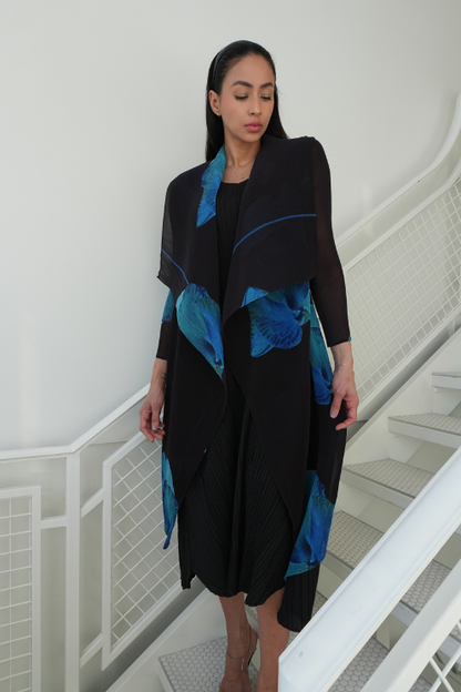 Collare Coat - Aqua