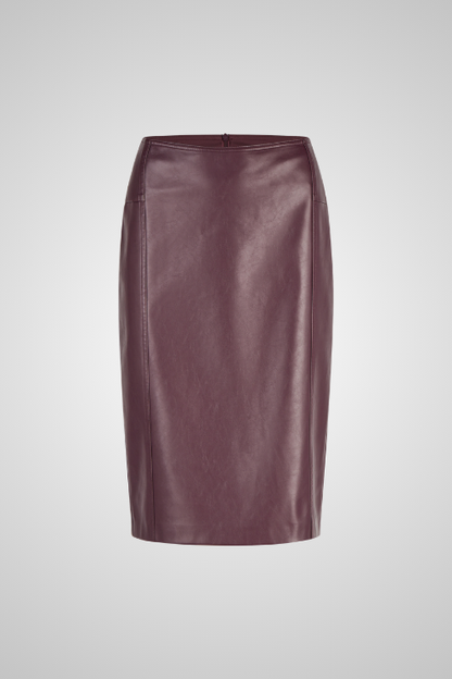 Faux Leather Pencil Skirt