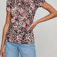Ressi Fitted Tee - Rose Cheetah