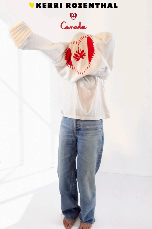 Boyfriend Maple Leaf Sweater
