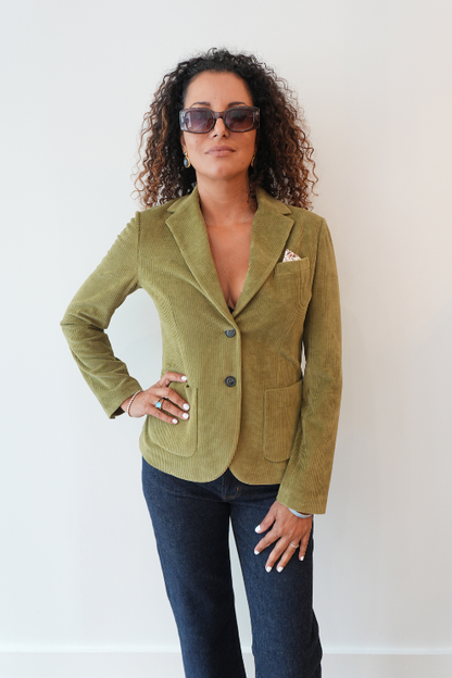 Slim Fit Corduroy Blazer