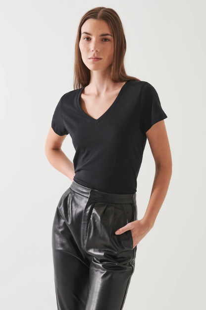 Lightweight Pima Cotton V-Neck