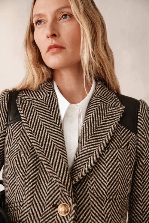 Saddle-Patch Equestrian Blazer