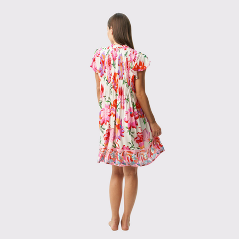 Taj Sole Dress in Mealy Bird