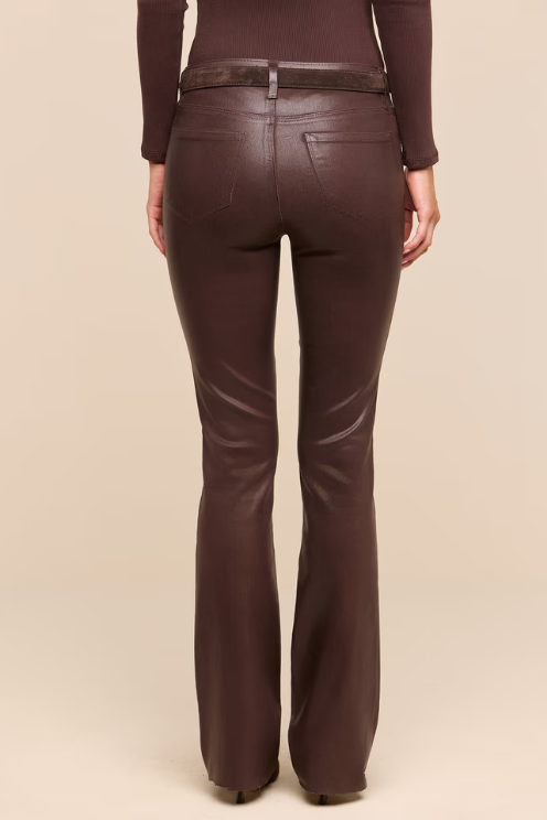 Ruth Coated Straight-Leg Jean