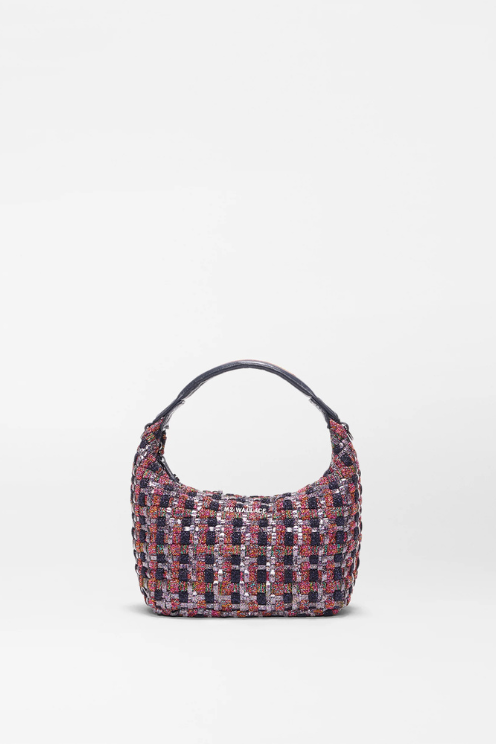 Mini Woven Hobo - Multi Shimmer
