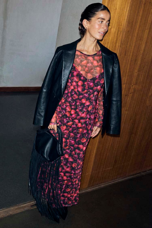 Cherry Mesh Soho Dress