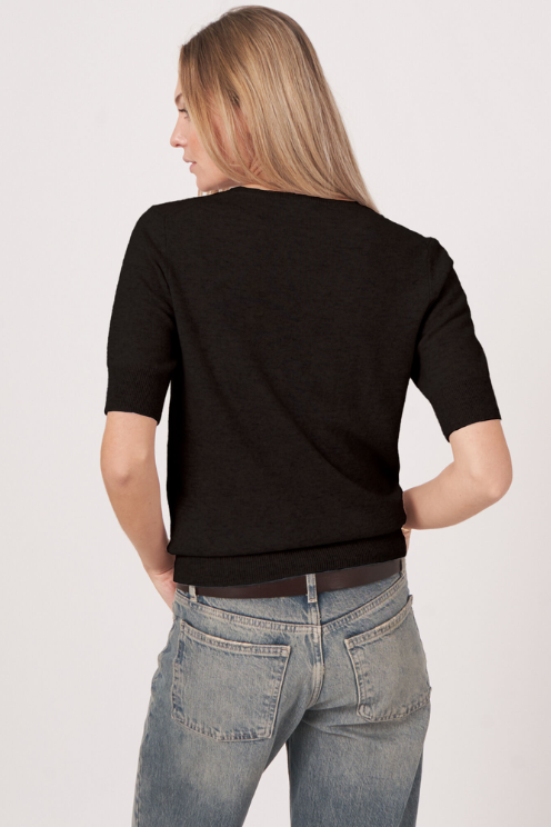 Repeat Short Sleeve Sweater