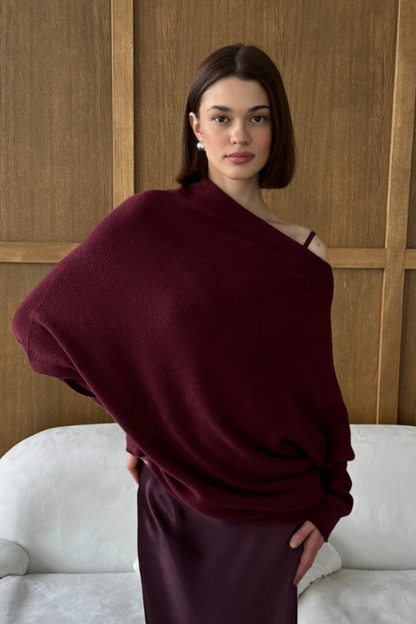 Natalie Asymmetric Sweater