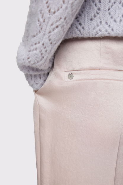 Wide-Leg Satin Pant