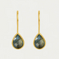 Nosara Earring Droplets Labradorite