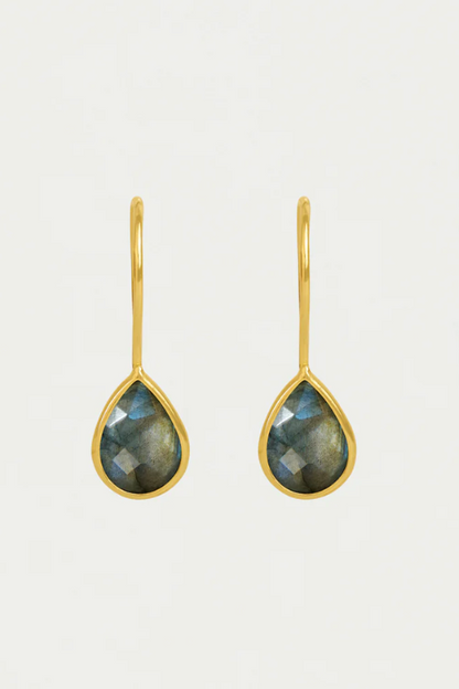 Nosara Earring Droplets Labradorite