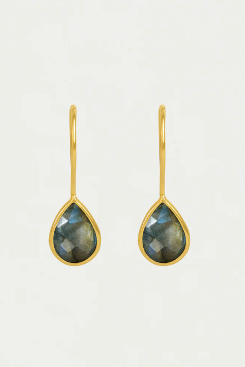 Nosara Earring Droplets Labradorite