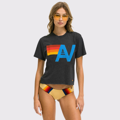 Aviator Nation Logo Boyfriend Tee