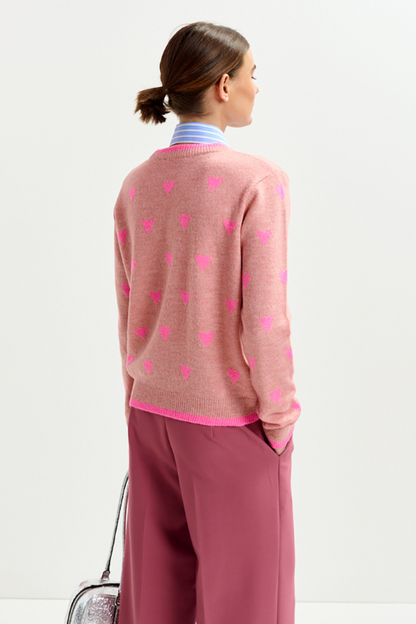 Heart Intarsia Sweater
