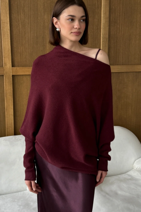 Natalie Asymmetric Sweater