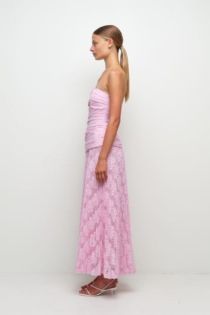 Annalise Cotton Lace Midi Dress