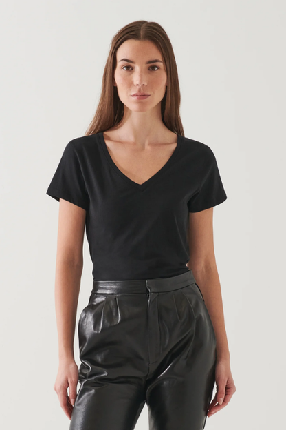 Lightweight Pima Cotton V-Neck