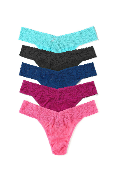 Signature Lace® Original Rise Thong Holiday 5 Pack Cracker