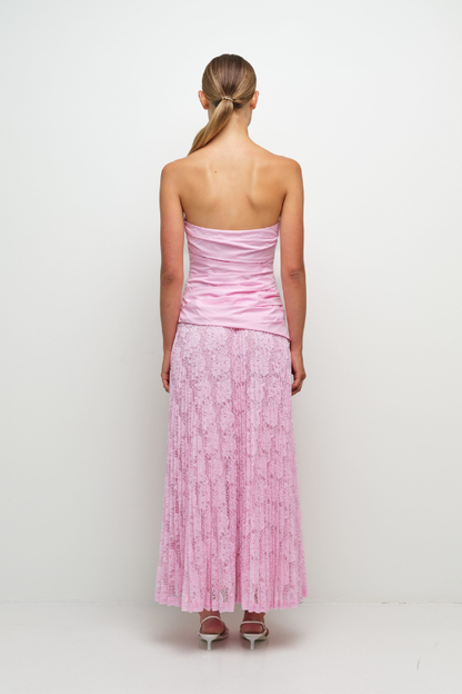 Annalise Cotton Lace Midi Dress