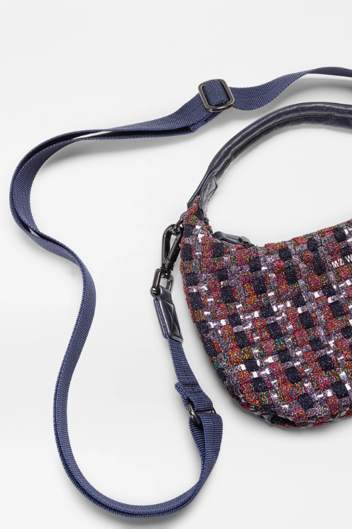 Mini Woven Hobo - Multi Shimmer