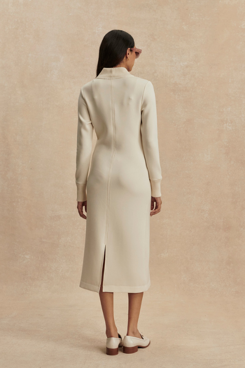 Bree Half-Zip Midi Dress