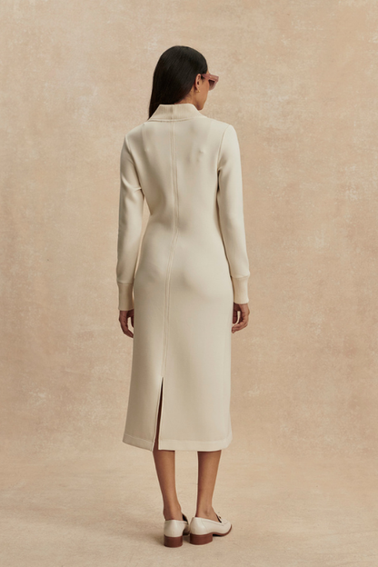 Bree Half-Zip Midi Dress