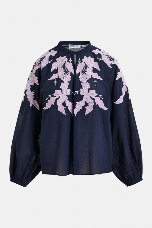 Cotton Embroidered Blouse