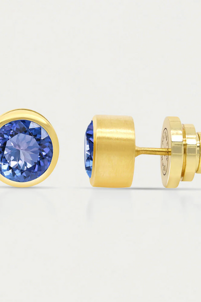Signature Midi Studs Midnight Blue